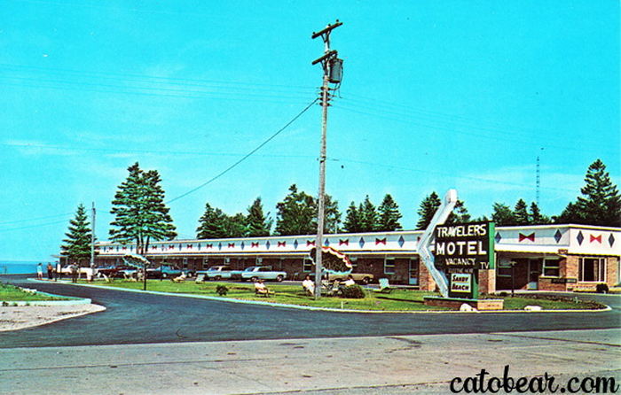 Travelers Motel - Vintage Postcard (newer photo)